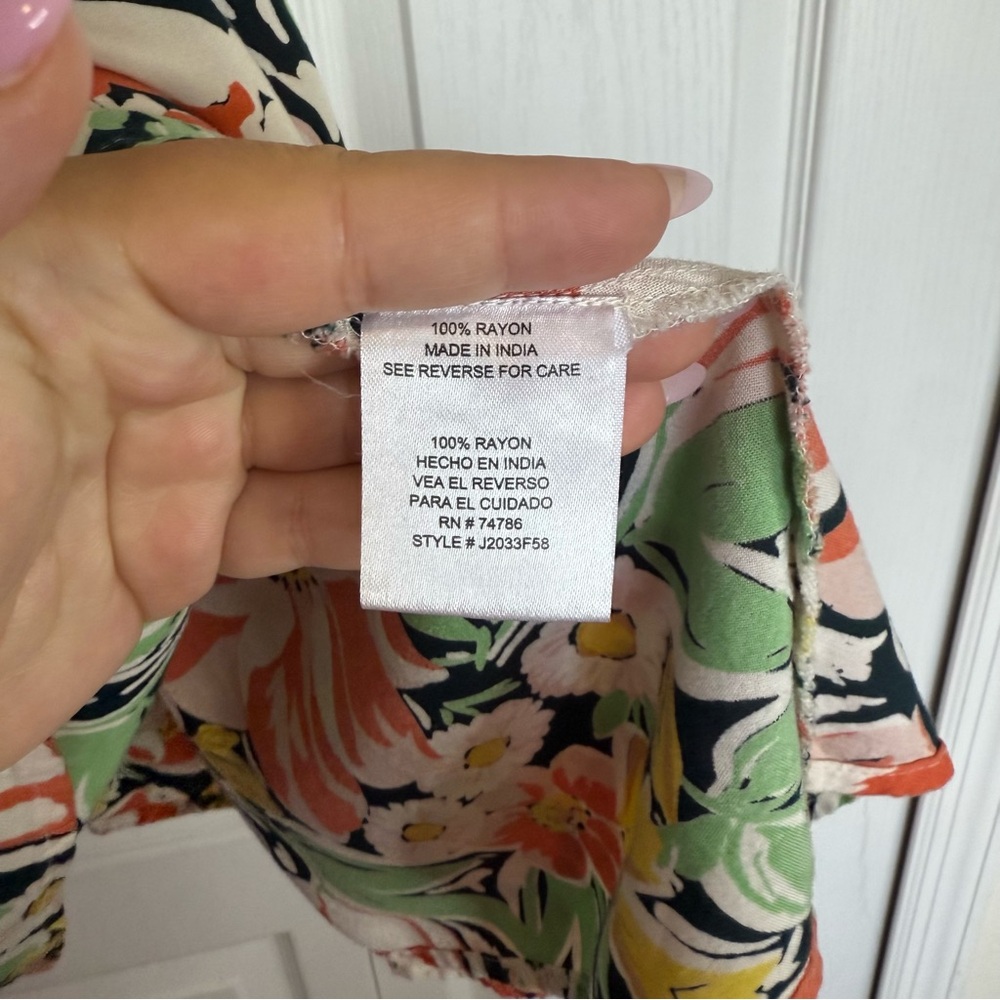 Patrons of Peace Vibrant Floral Mini Dress - Picture 5 of 6